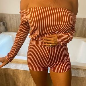 Off the shoulder romper